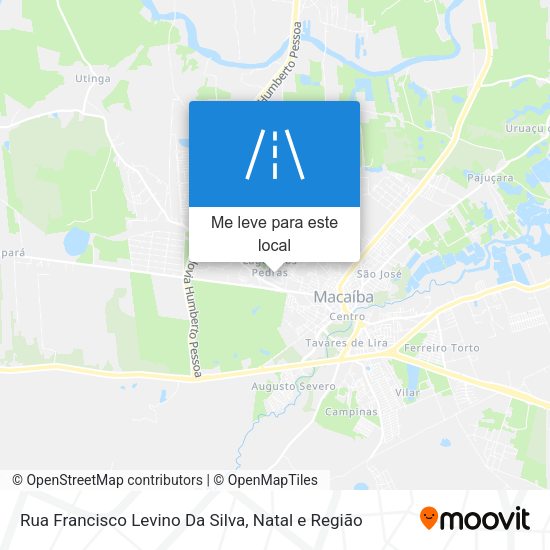 Rua Francisco Levino Da Silva mapa