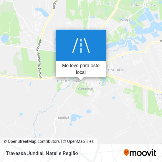 Travessa Jundiai mapa
