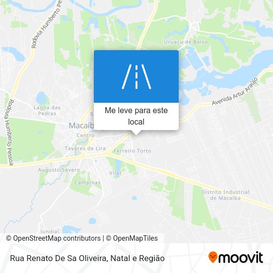 Rua Renato De Sa Oliveira mapa
