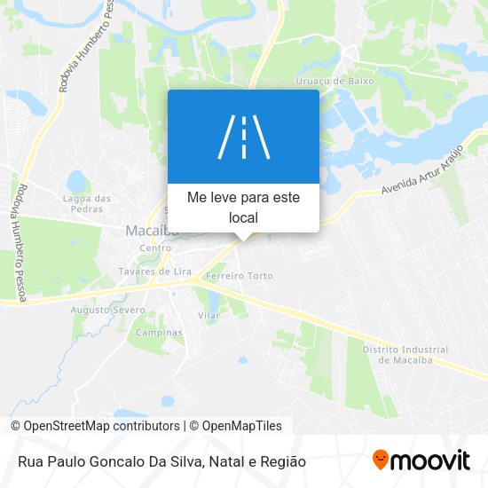 Rua Paulo Goncalo Da Silva mapa