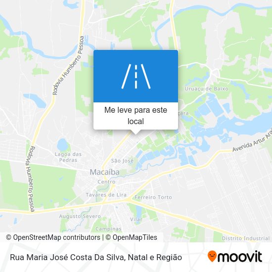Rua Maria José Costa Da Silva mapa