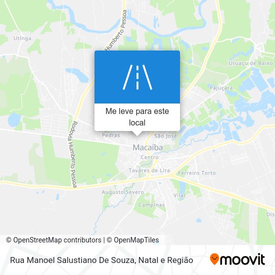 Rua Manoel Salustiano De Souza mapa