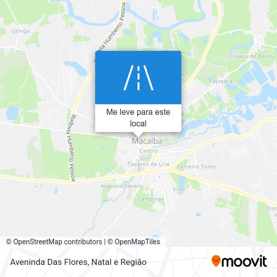 Aveninda Das Flores mapa