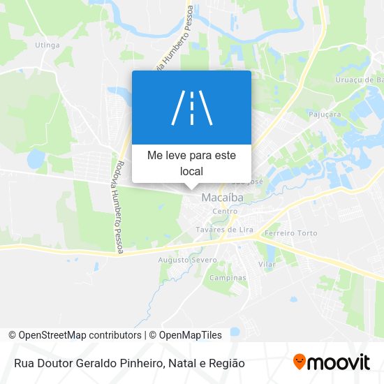 Rua Doutor Geraldo Pinheiro mapa