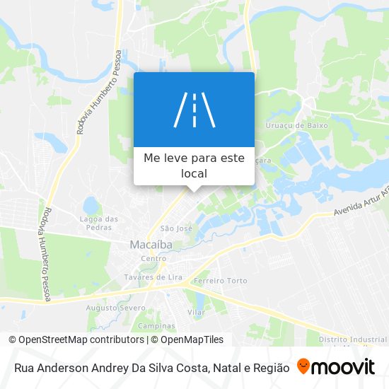 Rua Anderson Andrey Da Silva Costa mapa