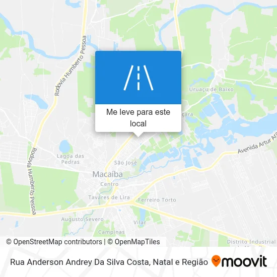 Rua Anderson Andrey Da Silva Costa mapa