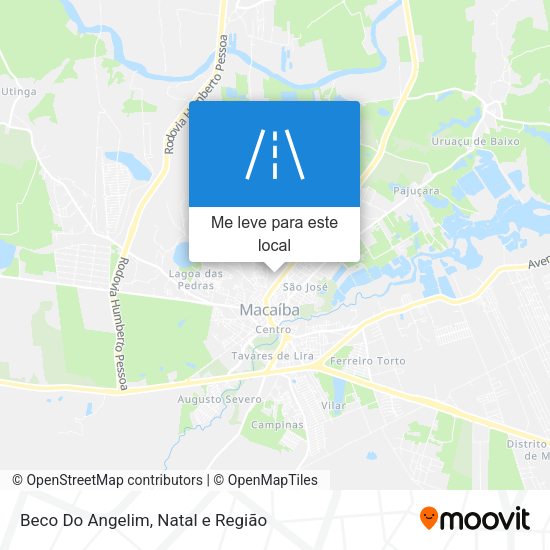 Beco Do Angelim mapa