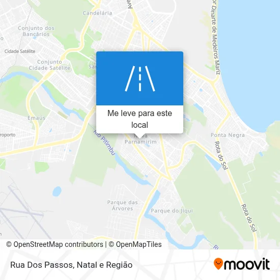 Rua Dos Passos mapa