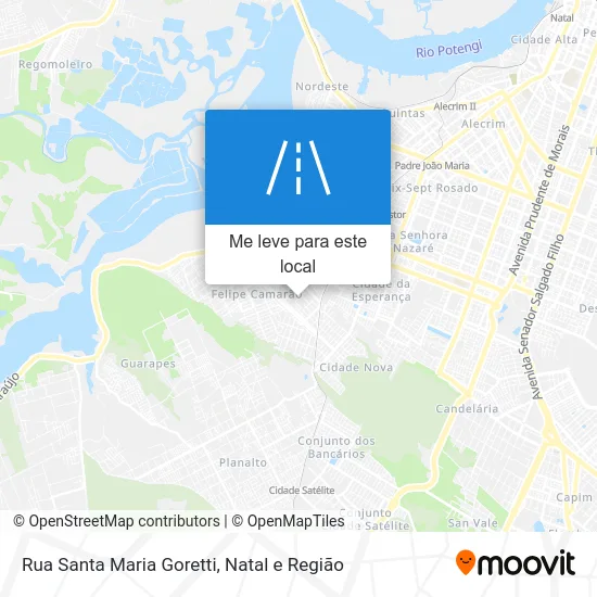 Rua Santa Maria Goretti mapa