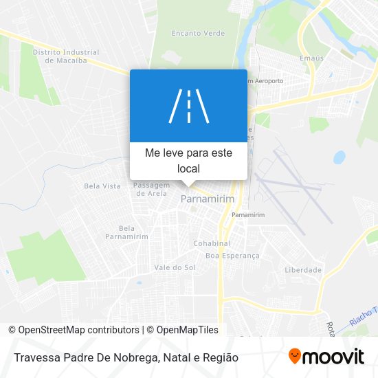 Travessa Padre De Nobrega mapa