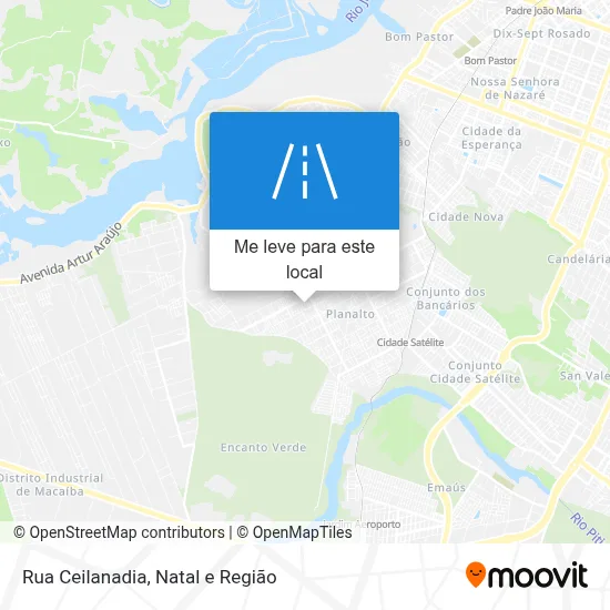 Rua Ceilanadia mapa