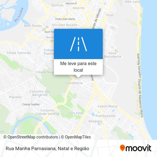 Rua Manha Parnasiana mapa