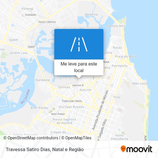 Travessa Satiro Dias mapa