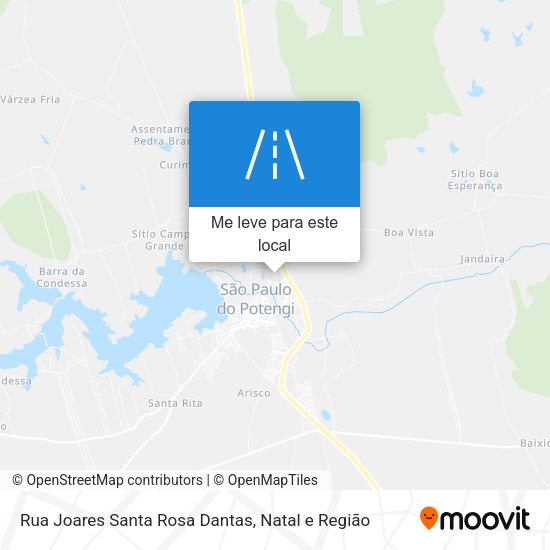 Rua Joares Santa Rosa Dantas mapa