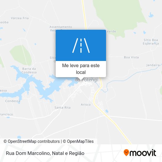 Rua Dom Marcolino mapa