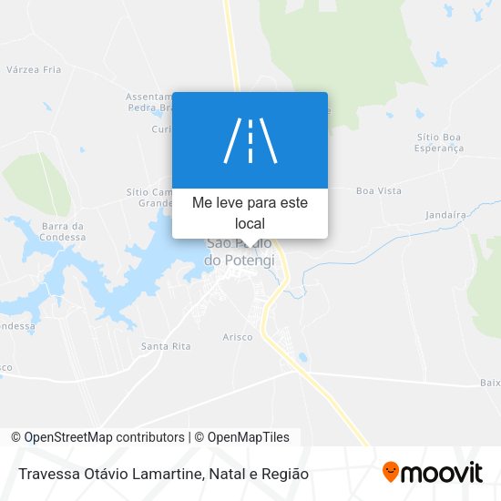 Travessa Otávio Lamartine mapa