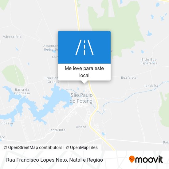 Rua Francisco Lopes Neto mapa