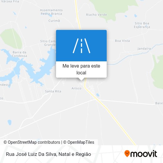 Rua José Luiz Da Silva mapa