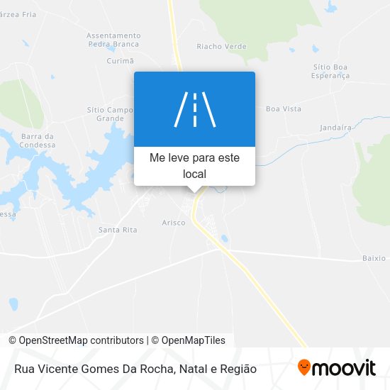 Rua Vicente Gomes Da Rocha mapa