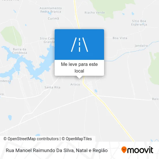Rua Manoel Raimundo Da Silva mapa
