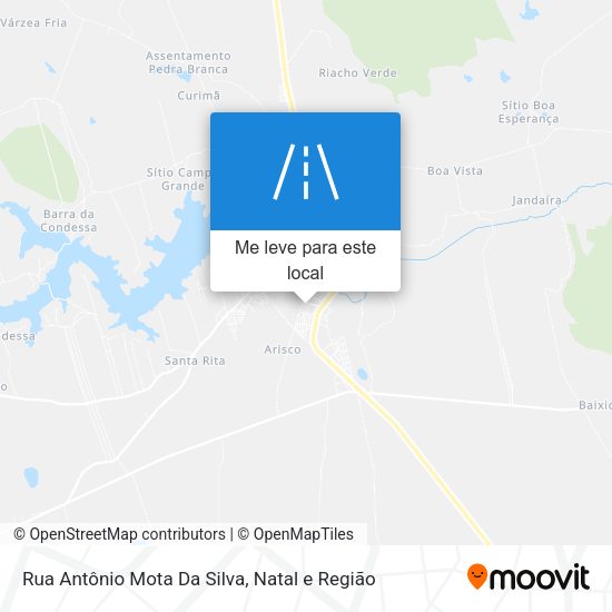 Rua Antônio Mota Da Silva mapa