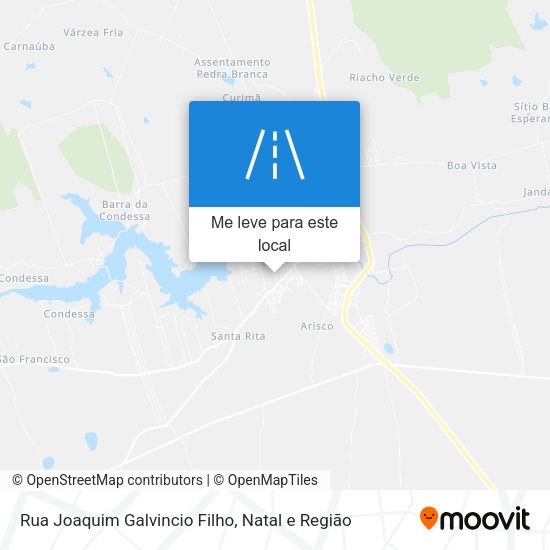 Rua Joaquim Galvincio Filho mapa