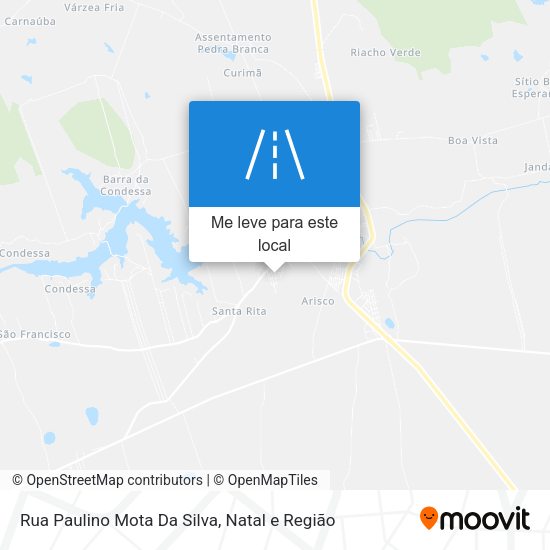 Rua Paulino Mota Da Silva mapa