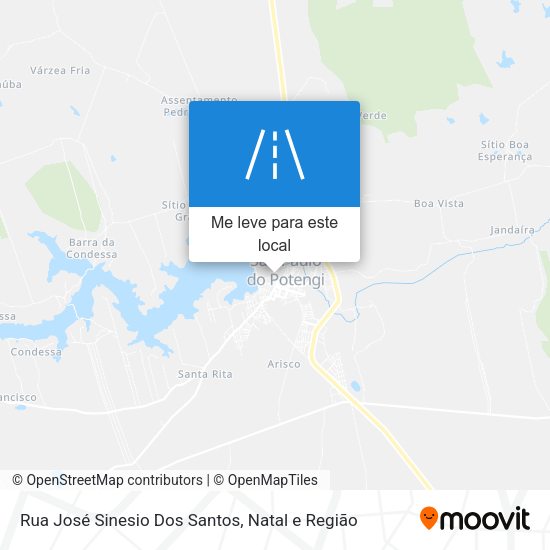 Rua José Sinesio Dos Santos mapa