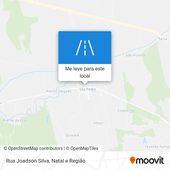 Rua Joadson Silva mapa