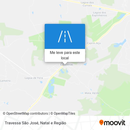 Travessa São José mapa