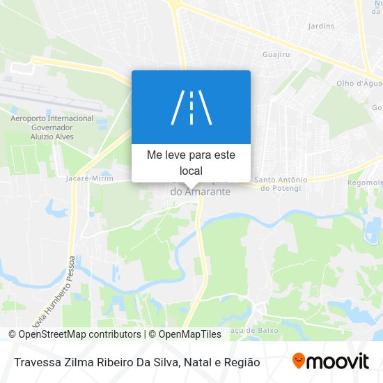 Travessa Zilma Ribeiro Da Silva mapa