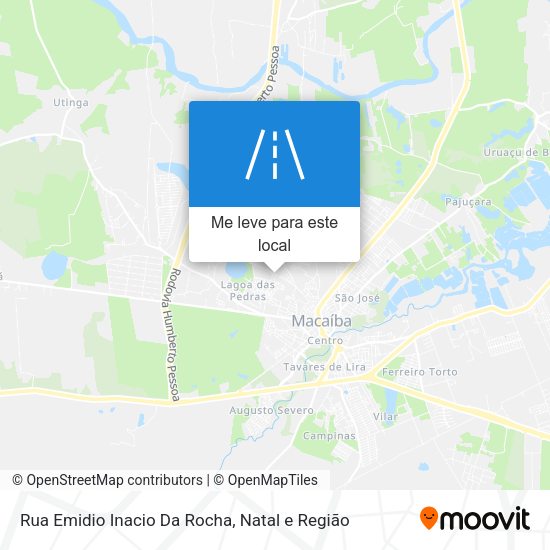 Rua Emidio Inacio Da Rocha mapa