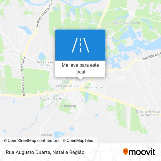 Rua Augusto Duarte mapa