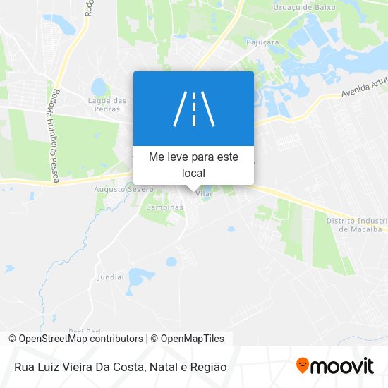 Rua Luiz Vieira Da Costa mapa