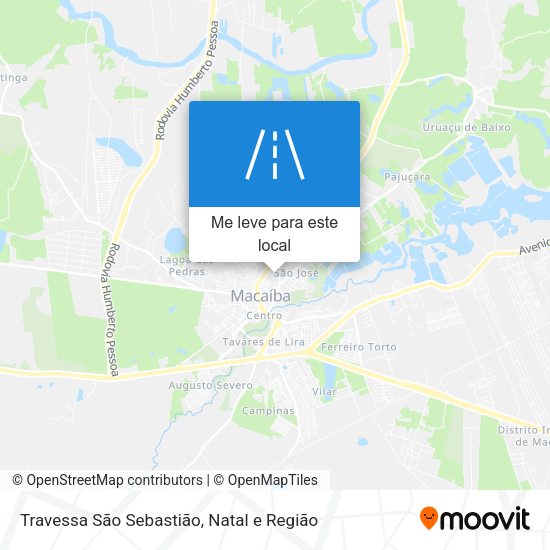 Travessa São Sebastião mapa
