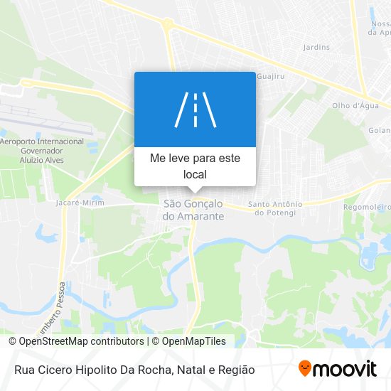 Rua Cicero Hipolito Da Rocha mapa