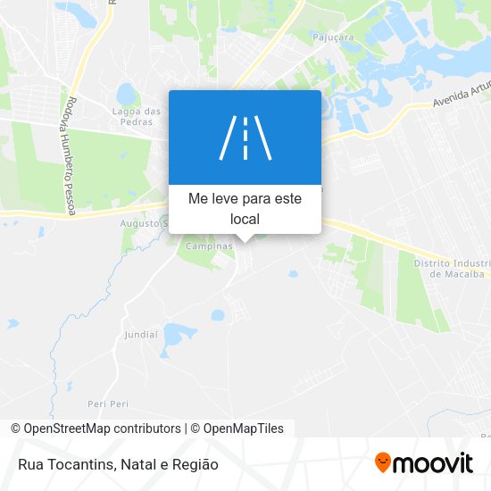 Rua Tocantins mapa