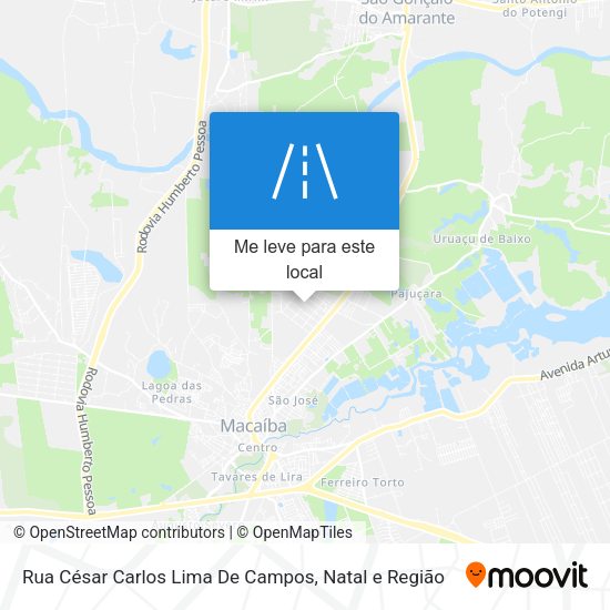 Rua César Carlos Lima De Campos mapa