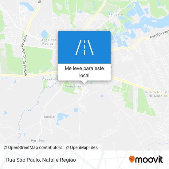Rua São Paulo mapa