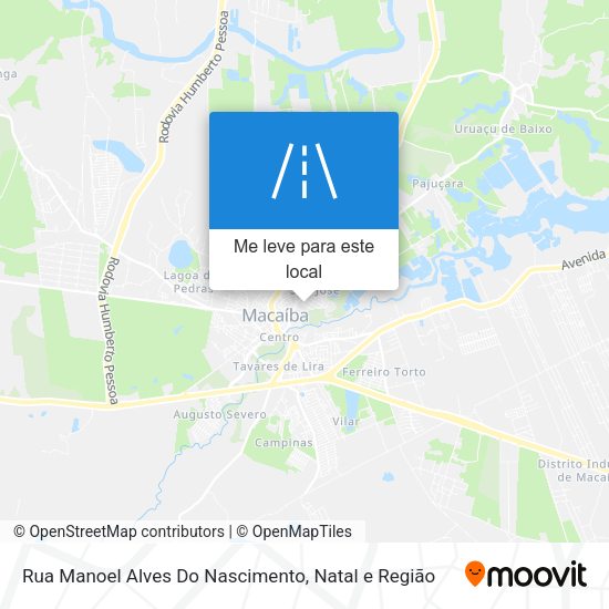 Rua Manoel Alves Do Nascimento mapa