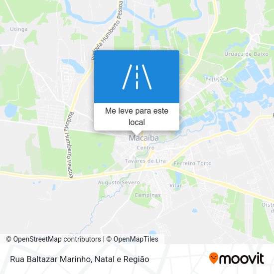 Rua Baltazar Marinho mapa