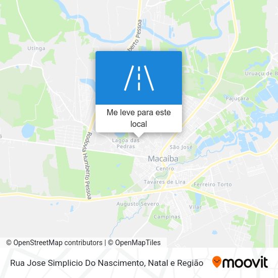 Rua Jose Simplicio Do Nascimento mapa