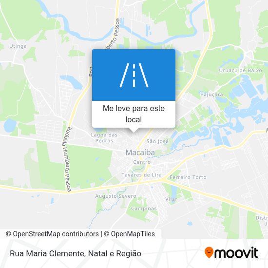 Rua Maria Clemente mapa
