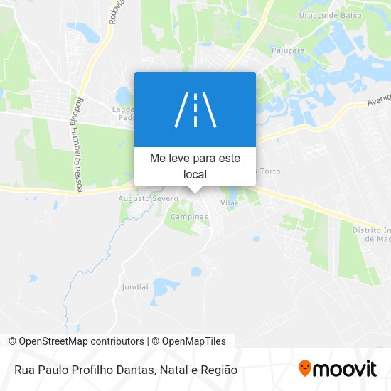 Rua Paulo Profilho Dantas mapa