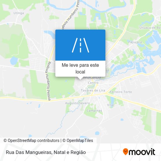 Rua Das Mangueiras mapa
