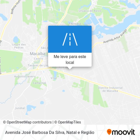 Avenida José Barbosa Da Silva mapa
