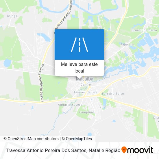 Travessa Antonio Pereira Dos Santos mapa