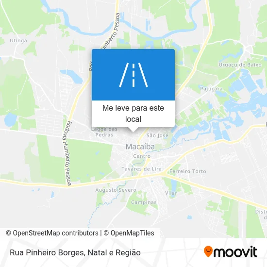Rua Pinheiro Borges mapa
