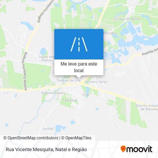 Rua Vicente Mesquita mapa