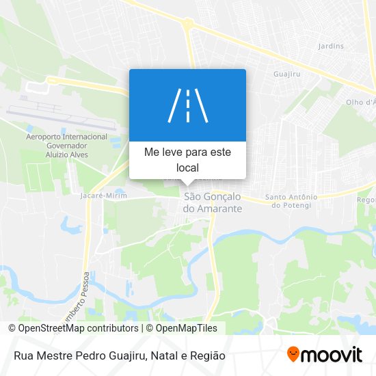 Rua Mestre Pedro Guajiru mapa